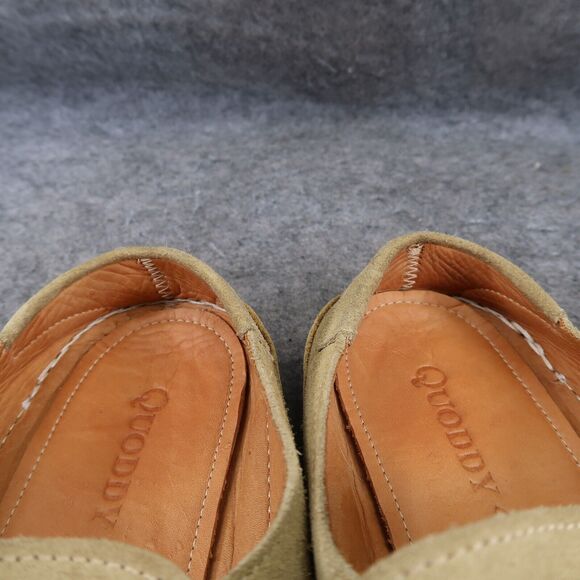 Quoddy Shoes Womens 10.5 Slip On Ring Mule Leather Handcrafted Fashion Comfort - Picture 14 of 15